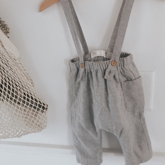 Zara Other - Zara mini collection baby pants and suspenders